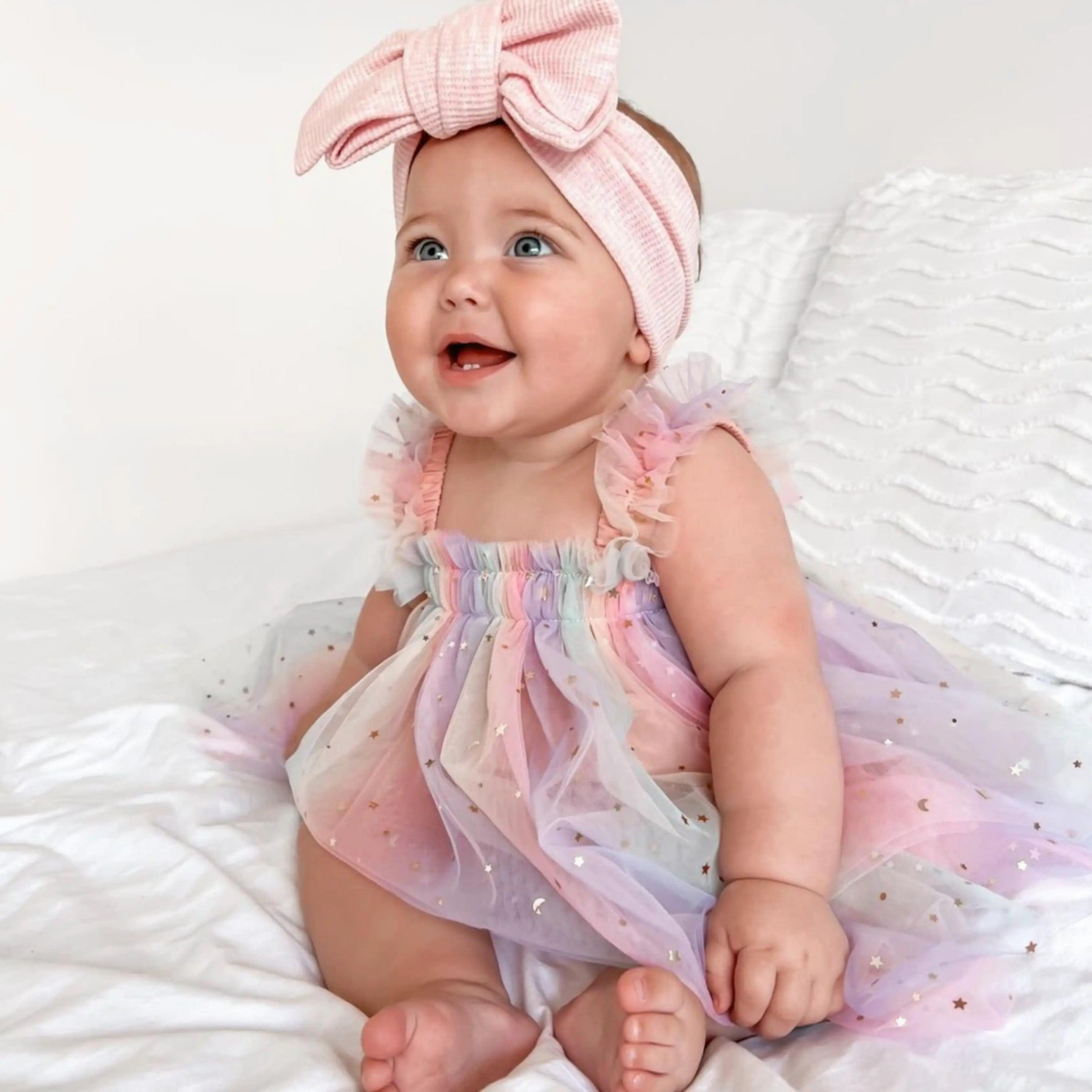 Vestido Infantil Festa com Estrelinhas - ZBaby